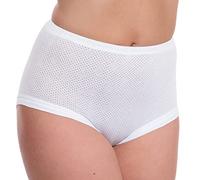 Slumber Hut 3 Pack Ladies Cotton Airtex Cuff Leg Briefs 3XL