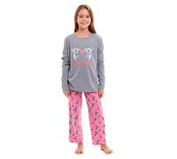 Slumber Hut® Girls Pyjamas Koala Bear Animal Novelty PJ's - Jersey Top with Microfleece Bottoms - Novelty Animal Pajamas Set - 13 Years