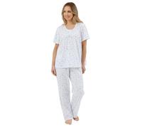 Slumber Hut Harvest Floral Jersey Pyjamas MA44300 Blue 20-22
