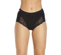 Slumber Hut Ladies 6 pack 1006 Lace Full Brief size 16 Black