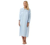 Slumber Hut Ladies Brushed Cotton Nightdress blue size 24-26