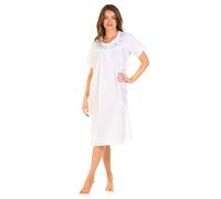 Slumber Hut Ladies 'Emily Dot' Short Sleeve Nightdress 05357 Blue M-L