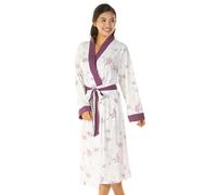 Slumber Hut Ladies Jersey Polycotton Long Dressing Gown (18/20, Purple)