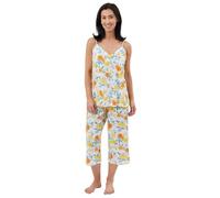 Slumber Hut Lemon Fruit Cropped Pyjamas IN44345 White 8-10