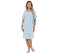 Slumber Hut Linear Jersey Short Sleeve Nightie MA44319 Blue 16-18