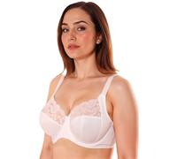 Slumber Hut Satin & Lace Bra LG525 White 36H