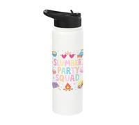 Slumber Party Squad Sleepover Fun Stainless Steel Insulated Water Bottle