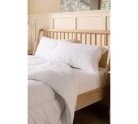 Slumberdown 2 Pack Anti Allergy Firm Support Side Sleeper Pillows In White White