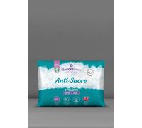 Slumberdown 2 Pack Anti Snore Medium Support Pillows in White Slumberdown White