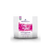 Slumberdown 2 Pack Cosy Nights Pillow Protectors In White White One Size