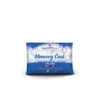 Slumberdown 2 Pack Memory Cool Firm Support Pillows In White White
