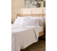 Slumberdown 4 Pack Anti Allergy Medium Support Back Sleeper Pillows in White Slumberdown White