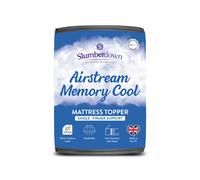 Slumberdown Airstream Memory Cool Mattress Topper, Single