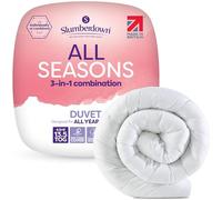 Slumberdown All Seasons 3-in-1 King Size Duvet 13.5 Tog - 4.5 + 9 Tog Combi Quilt for All-Year Round Comfort | UK-Made, Soft Touch Cover, Non-Allergenic, Washable (225 x 220cm)