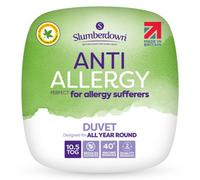 Slumberdown Anti Allergy 10.5 Tog All Year Round Duvet In White White
