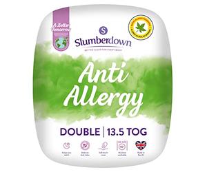 Slumberdown Anti Allergy Double Duvet 13.5 Tog Winter Duvet Double Bed, White