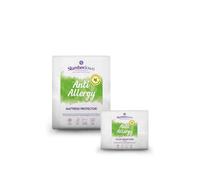 Slumberdown Anti Allergy Mattress Protector With 2 Pillow Protectors In White White Single Fitted