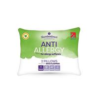 Slumberdown Anti Allergy Medium Support Pillows 2 Pack White