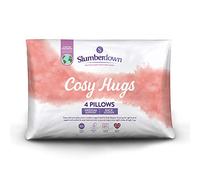 Slumberdown Big Hugs Pillows, White, Pack of 4