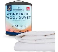 Slumberdown British Wool Double Duvet 10-13 Tog Thick, Warm & Breathable Double Quilt for Winter | 100% British Wool, Naturally Regulates Temperature, Hypoallergenic & UK Made (200 x 200cm)