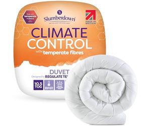 Slumberdown Climate Control Double Duvet 10.5 Tog - Climate-Adaptive All-Year Round Double Quilt for Summer, Autumn & Winter | UK Made, Non-Allergenic, Washable (200 x 200cm)