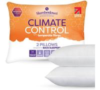 Slumberdown Climate Control Medium Support Pillows, 2 Pack