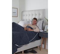 Slumberdown Comfy Hugs Electric Blanket Heated Throw in Blue Slumberdown Blue