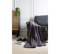 Slumberdown Comfy Hugs Electric Blanket Heated Throw In Charcoal Charcoal One Size