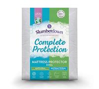 Slumberdown Complete Protection Mattress Protector King Size Bed - Antiviral & Antibacterial 30cm Deep Fitted Mattress Cover | Reduces Bacteria, Non-Allergenic, Washable (150 x 200cm)