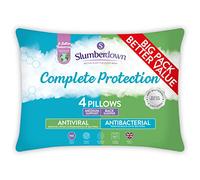 4 Pack Complete Protection Anti Viral Medium Support Pillows Slumberdown White One Size