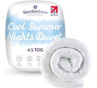 Slumberdown Cool Summer Nights 4.5 Tog King Size Duvet - Lightweight & Breathable Summer Duvet for Hot Nights | UK-Made King Quilt, Non-Allergenic & Washable (225 x 220cm)