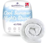 Slumberdown Cool Summer Nights 4.5 Tog Super King Duvet - Lightweight & Breathable Summer Duvet for Hot Nights | UK-Made Superking Quilt, Non-Allergenic & Washable (260 x 220cm)