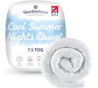 Slumberdown Cool Summer Nights 7.5 Tog Double Duvet - Lightweight & Breathable Summer Duvet for Hot Nights | UK-Made Double Quilt, Non-Allergenic & Washable (200 x 200cm)