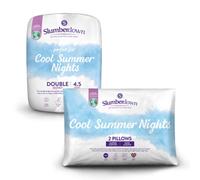 Slumberdown Cool Summer Nights Duvet, 2 Firm Pillows, 4.5 Tog, King