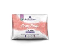 Slumberdown Cosy Hugs Medium Support Pair of Pillows White