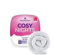 Slumberdown Cosy Nights Single Duvet 10.5 Tog - Soft & Breathable All Year-Round Single Quilt for Summer, Autumn & Winter | UK-Made, Non-Allergenic & Washable (135 x 200cm)