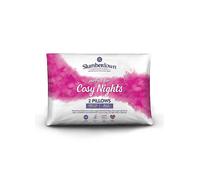 Slumberdown Cosy Nights Pair of Medium Support Pillows White