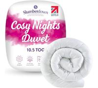 Slumberdown Cosy Nights Single Duvet 10.5 Tog - Soft & Breathable All Year-Round Single Quilt for Summer, Autumn & Winter | UK-Made, Non-Allergenic & Washable (135 x 200cm)
