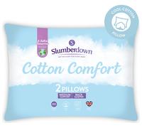 Slumberdown Cotton Comfort Medium Pillow - 2 Pack