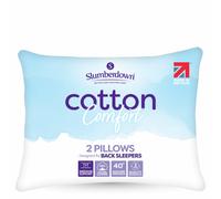 Slumberdown Cotton Comfort Medium Pillow - 2 Pack