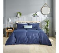 Slumberdown Coverless Comfort Duvet - Navy Herringbone - Double - 10.5