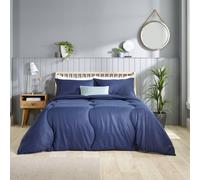 Slumberdown Coverless Comfort Duvet - Navy Herringbone - King - 10.5