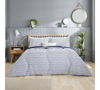 Slumberdown Coverless Duvet King Size 10.5 Tog - All-Year Round Breathable 2-in-1 Reversible Printed King Quilt | UK-Made, Pillowcases Included, Non-Allergenic & Washable, Navy