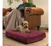 Slumberdown Dog Bed Medium Dog Bed, Burgundy