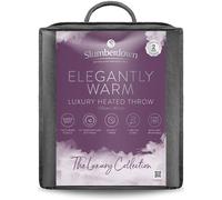 Slumberdown Elegantly Warm Luxury Heated Throw - Charcoal