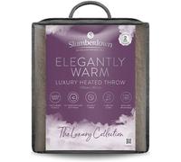 Slumberdown Elegantly Warm Luxury Heated Throw - Natural