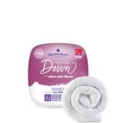 Slumberdown Feels Like Down 13.5 Tog (4.5+9 Tog) All Season Duvet In White White