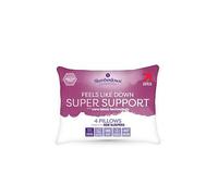 Slumberdown Feels like Down Super Support Pillows 4 Pack White