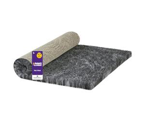 Slumberdown Fleece Pet Mat Small (60 x 40cm) - Ultra-Soft, Quick-Dry & Non-Slip Vet Bedding for Dogs, Puppies & Cats | UK-Made, Breathable, Non-Allergenic, Washable, Grey