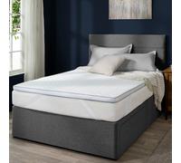 Slumberdown Gel Memory Foam Mattress Topper Small Double Bed - 5cm Pressure-Relief Pad for a Cool, Supportive & Comfortable Sleep | UK-Made, CertiPUR-Certified & Washable (120x190cm)